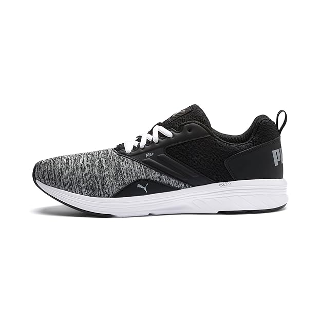 Puma Unisex-Adult NRGY Comet Black-Quarry Running Shoe - 10 UK (19055617)