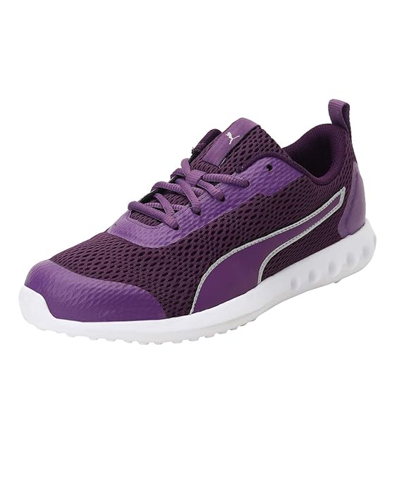 Puma Women Majesty-Silver Running Shoes UK-4 (19189801)