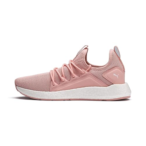 Puma NRGY Neko Women's Running Shoes Peach Bud White Kids Uk-7(19106905)