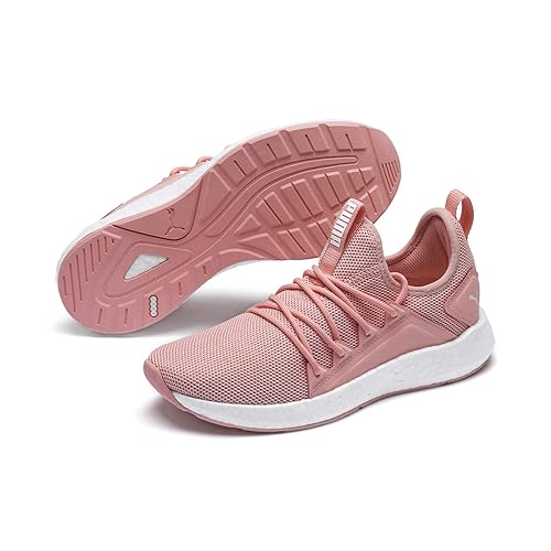 Puma NRGY Neko Women's Running Shoes Peach Bud White Kids Uk-7(19106905)