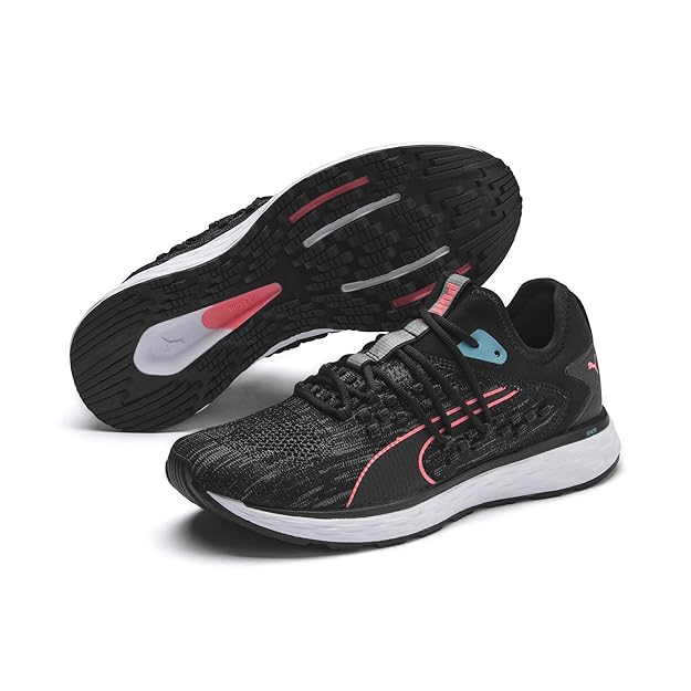 Puma Women's Speed 600 Fusefit WN's Black-Milky Blue Running Shoes - 6.5 UK (19110507)