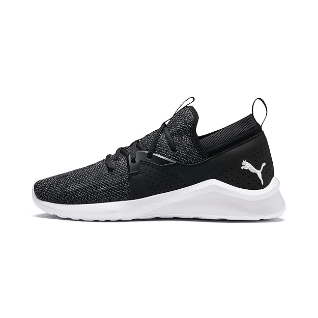 Puma Men's Emergence Black White Running Shoe-7 Kids UK (19234401)