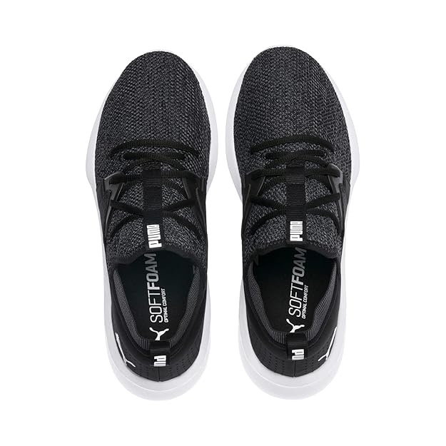 Puma Men's Emergence Black White Running Shoe-7 Kids UK (19234401)