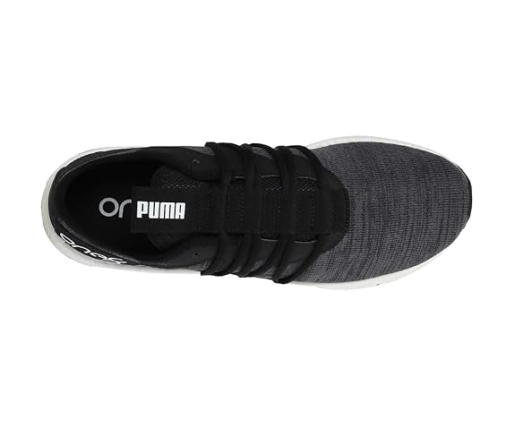 Puma Unisex Adult Nrgy Star Knit One8 Black White Running Shoes-4 UK  (19332701)