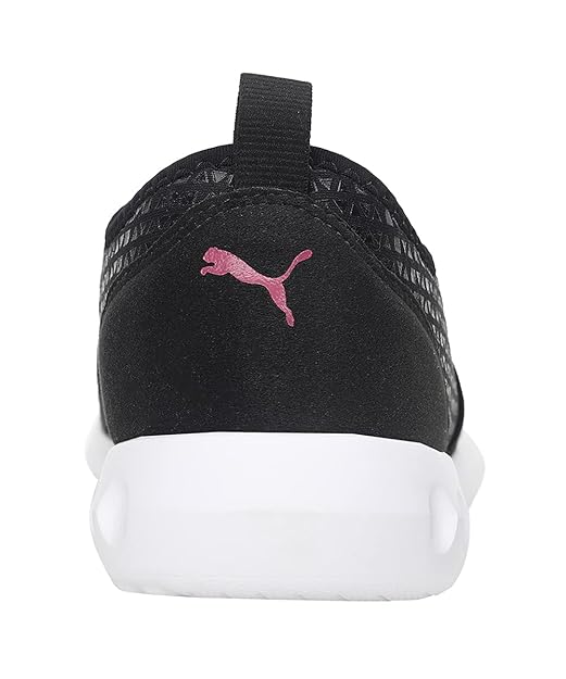 Puma Women's Dwane Slip-On IDP Black-Fuchsia Purple Running Shoes UK-4 (19333208)