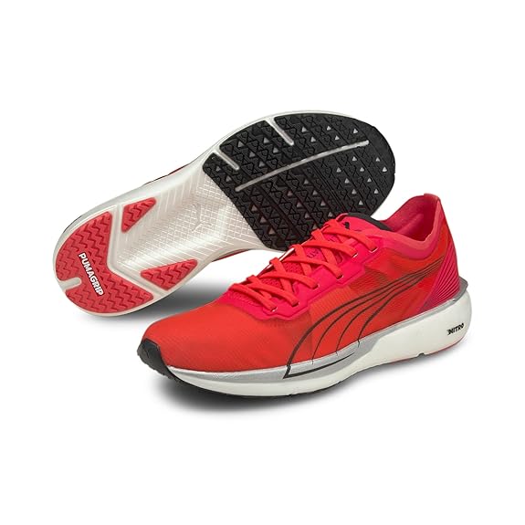 Puma Women's Liberate Nitro WNS Sunblaze-White Running Shoe - UK-3