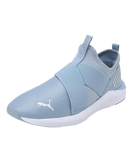 Puma Womens Prowl Slip-On Pastel WN's Blue Fog-Metallic Silver Training Shoe - 3UK (19527603)