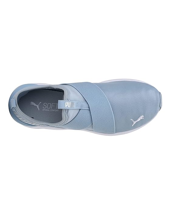 Puma Womens Prowl Slip-On Pastel WN's Blue Fog-Metallic Silver Training Shoe - UK-3 (19527603)