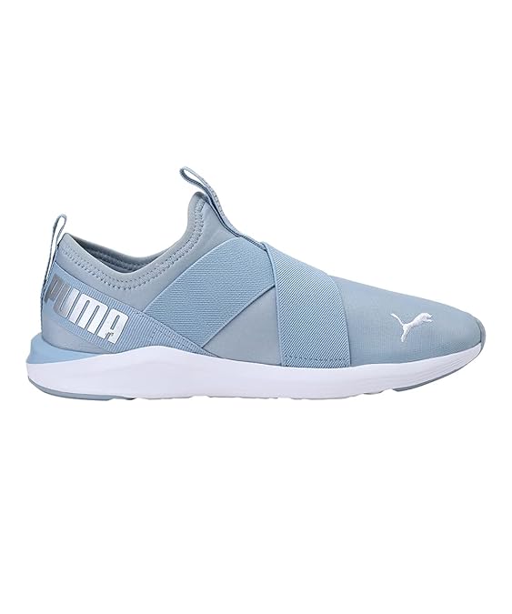 Puma Womens Prowl Slip-On Pastel WN's Blue Fog-Metallic Silver Training Shoe - UK-3 (19527603)