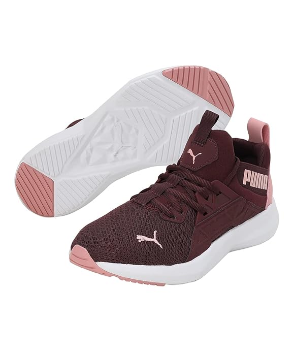 Puma Unisex-Kid Softride Enzo NXT Jr Vineyard Wine-Bridal Rose Sneaker - 3UK (19556910)