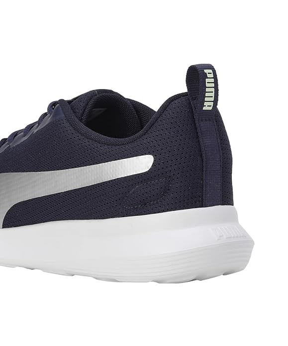 Puma Mens Fireball V1 New Navy-Silver-Fizzy Apple Sneaker UK-10 (39627302)