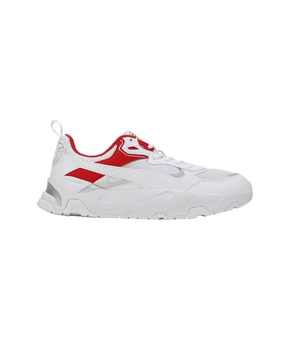 Puma Mens Ferrari Trinity White-Rosso Corsa Sneaker UK-11 (30795002)