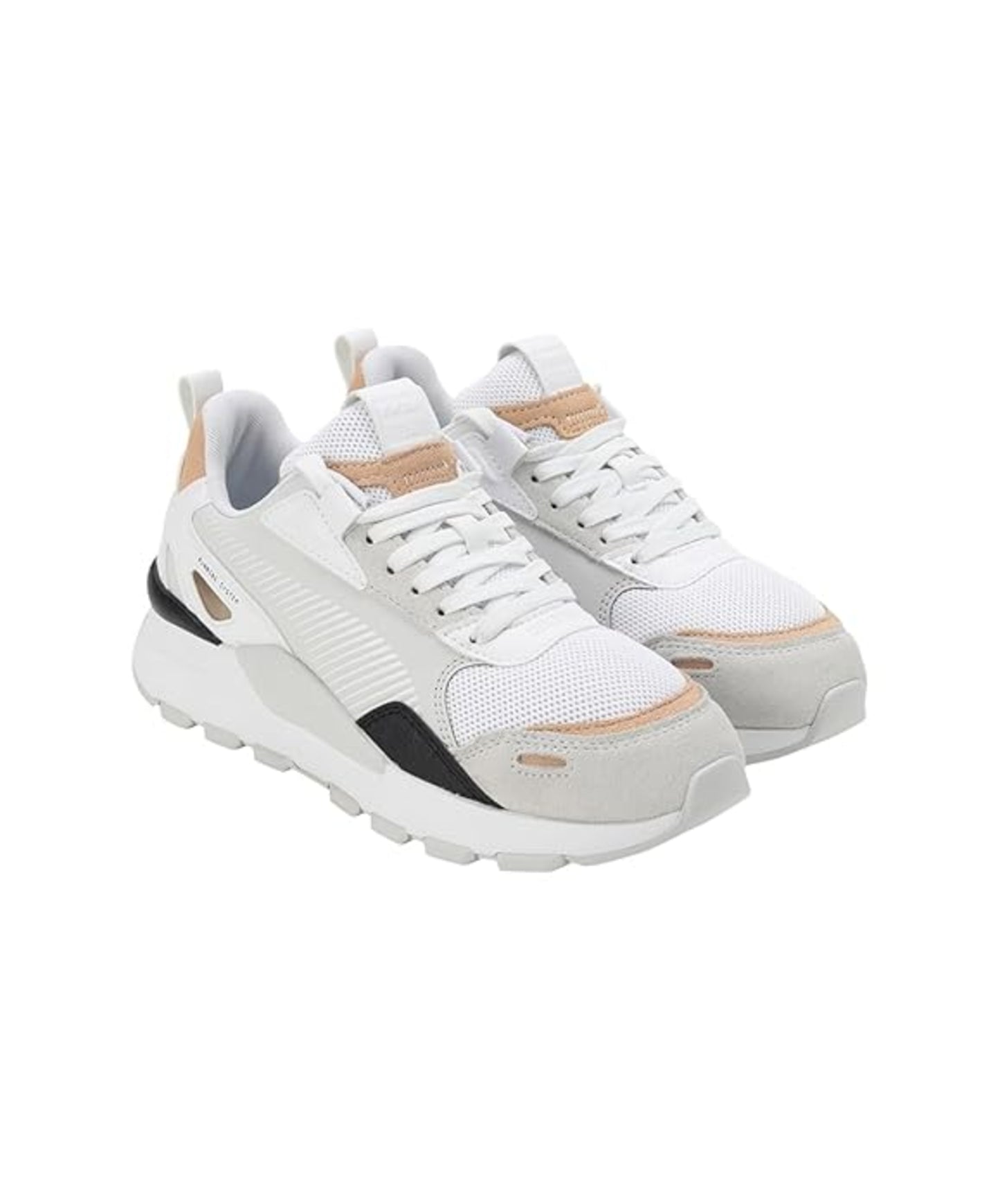 Puma Womens RS 3.0 Soft WNS White-Feather Gray Sneaker (39314101)