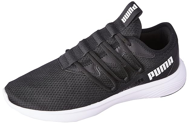 Puma Mens Star Vital Black-White Running Shoe UK-10 (19432301)