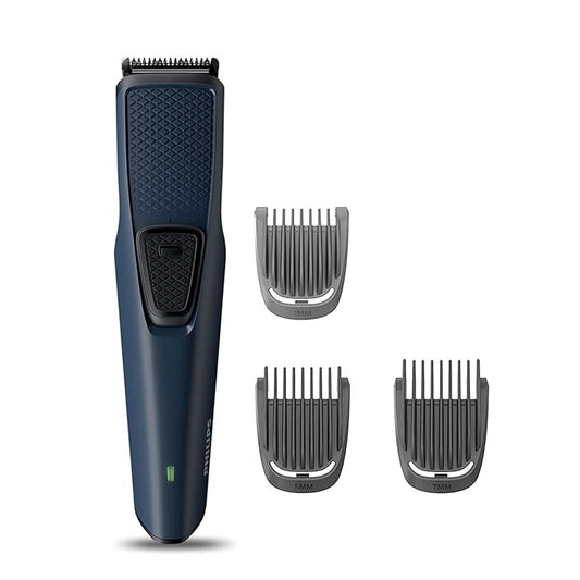 PHILIPS BT1232/15 SKIN-FRIENDLY BEARD TRIMMER - DURAPOWER TECHNOLOGY CORDLESS RECHARGEABLE WITH USB