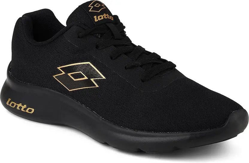 LOTTO  VICTR AMF Running Shoes For Men  (Black , 9)