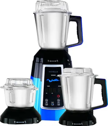 HAVELLS SONIDOI MIXER GRINDER 1200 MIXER GRINDER (3 JARS BLUE)