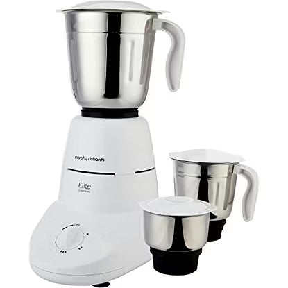 MORPHY RICHARDS ELITE ESSENTIALS MIXER GRINDER 500W WHITE