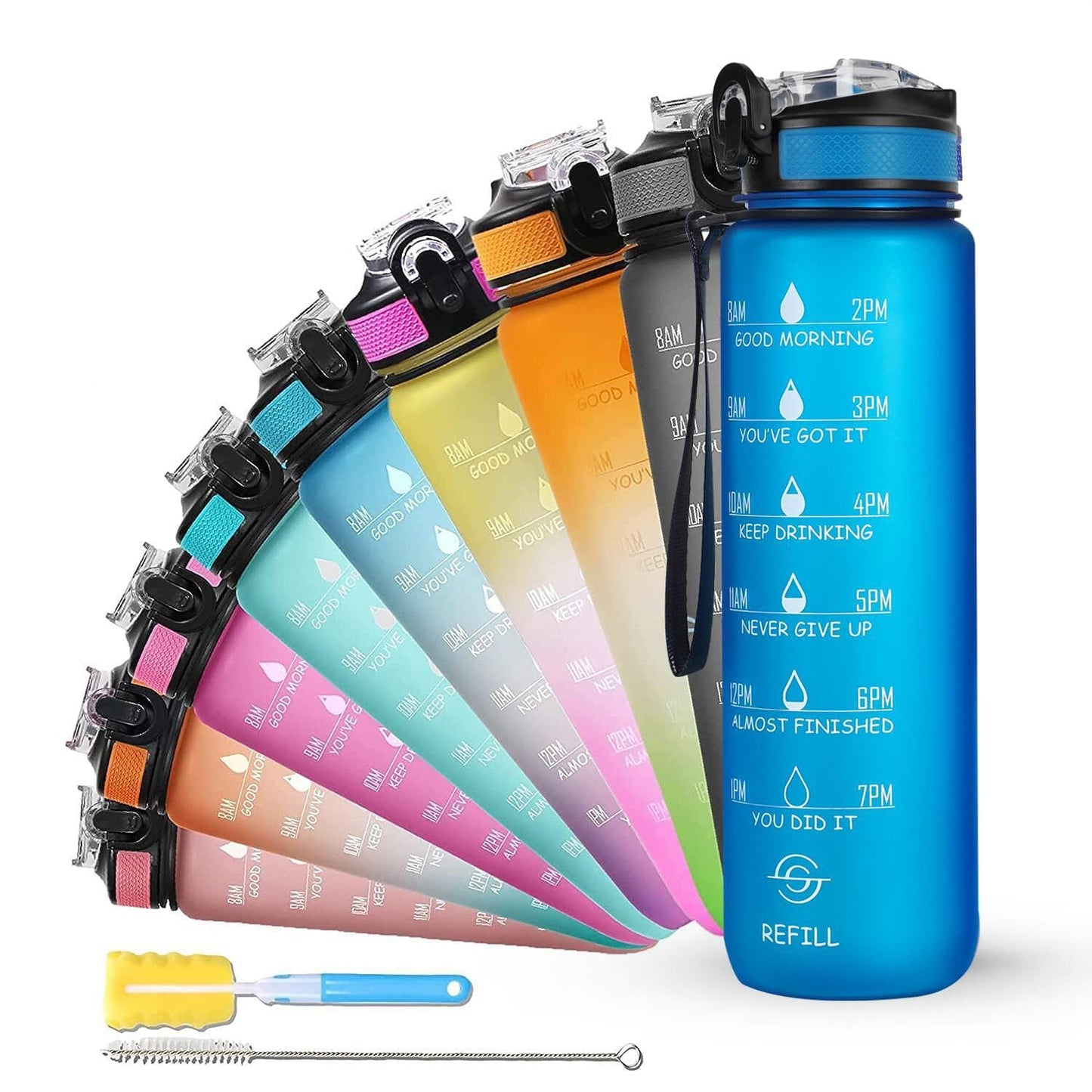 SOLARA Sipper Water Bottle for adults 1 Liter