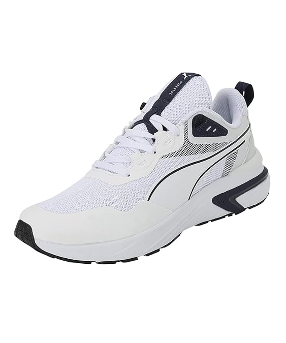 Puma Unisex-Adult Supertec Puma White-Puma White-Nimbus Cloud-Peacoat Running Shoe- 11 UK (38305203)