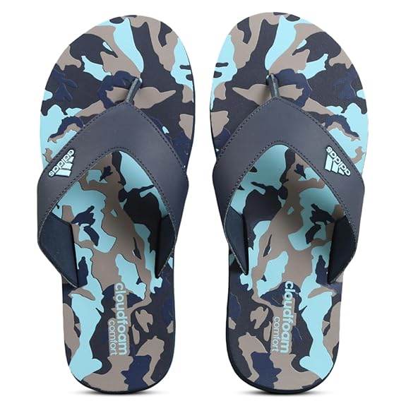 ADIDAS MENS CLOUDFOAM M CONAVY/DOVGRY/TECIND/BLIBLU SLIPPER 7 UK (GB2591)