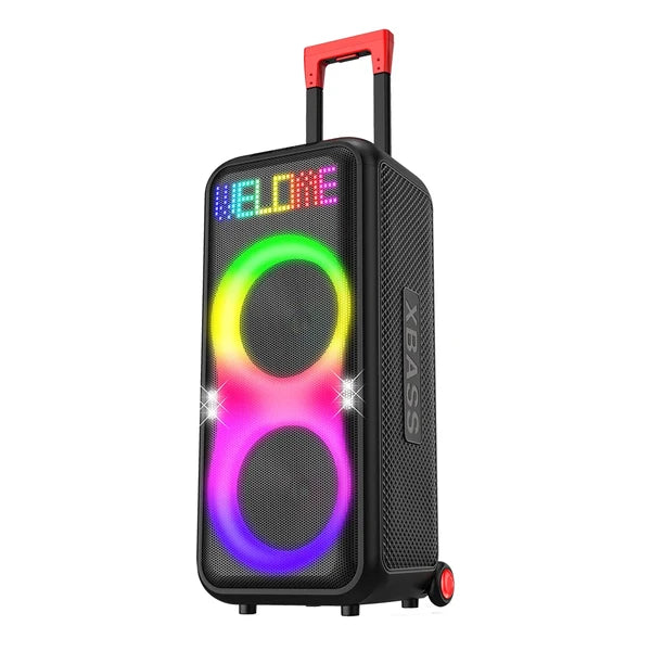 Lapcare Mika Duo 300W Extreme Power | Bluetooth v5.3 | Dual Pairing via TWS Mode | Up to 5 Hours | RGB Lighting