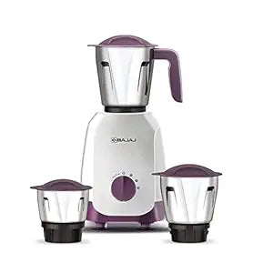 BAJAJ  NINJA SERIES ELEGANCE  500W WHITE PURPLE MIXER GRINDER