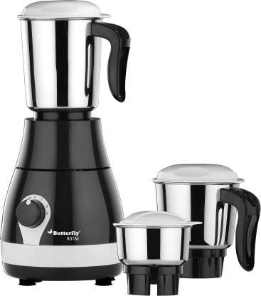 BUTTERFLY ARROW 500 W MIXER GRINDER (3 JARS GREY)