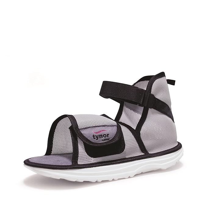 Tynor Cast Shoe Rocker Sole, Grey, Large, 1 Unit