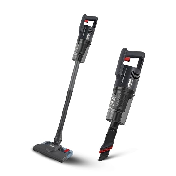 Inalsa Vacuum Cleaner with Mop for Floor Cleaning| 800 W Motor with Strong 16 KPA Suction|Electric Mop for Floor Cleaning|5 Level Efficient Filtration|Handheld Vacuum Cleaner for Home (Ozoy Mop Plus)
