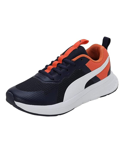 Puma Unisex-Child Evolve Run Mesh Jr Peacoat-White Sneaker UK-5 (38623802)
