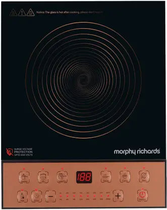 MORPHY RICHARDS  BELLEZA    2000W BLACK ROSE GOLD INDUCTION