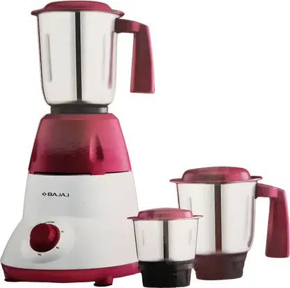 BAJAJ GX 3702 MIXER GRINDER 750W WHITE PINK