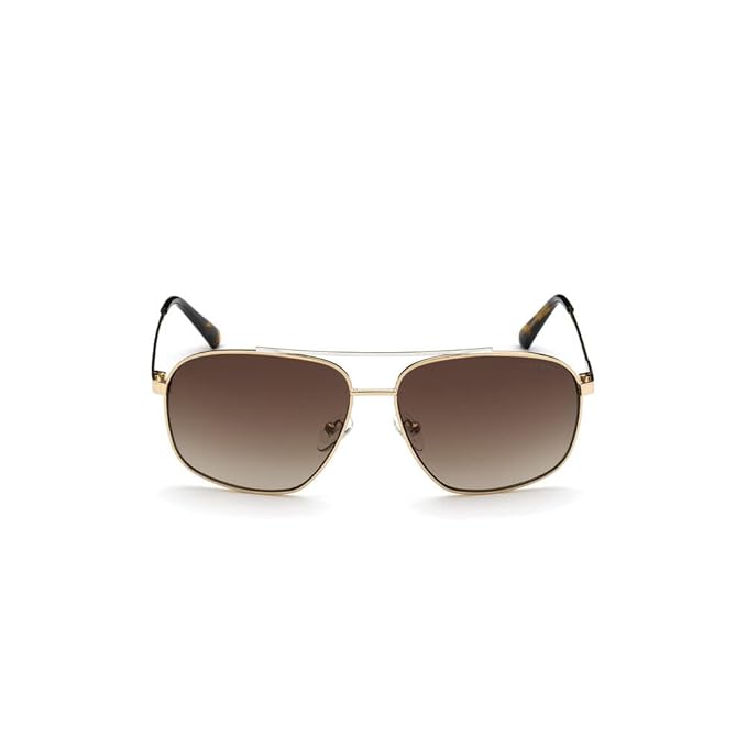 Guess Aviator Non-Polarized Sunglasses With Brown Lens For Unisex (6973)