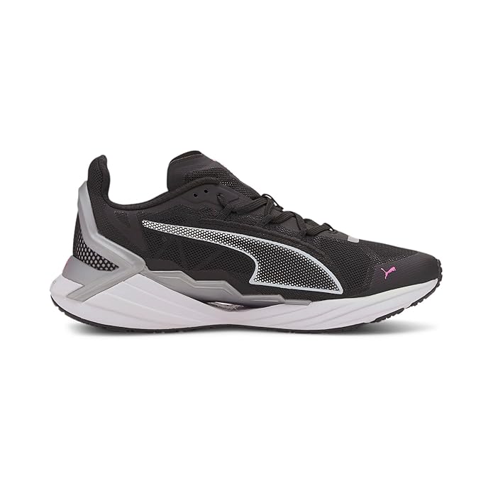 Puma womens UltraRide Wn's Puma Black-Metallic Silver Walking Shoe- 3 –  rockingdeals