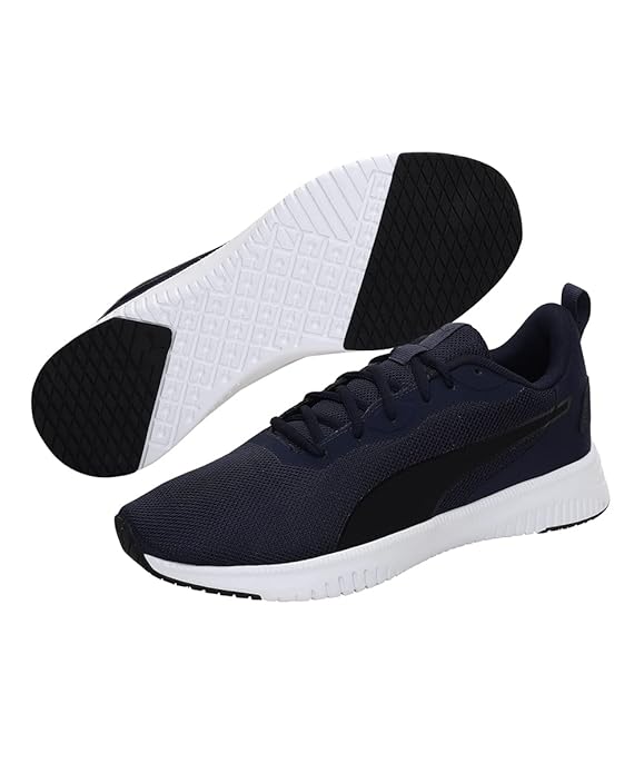 Puma Unisex Adult Flyer Flex Knit Peacoat Black Walking Shoe Kids UK-6 (37628702)