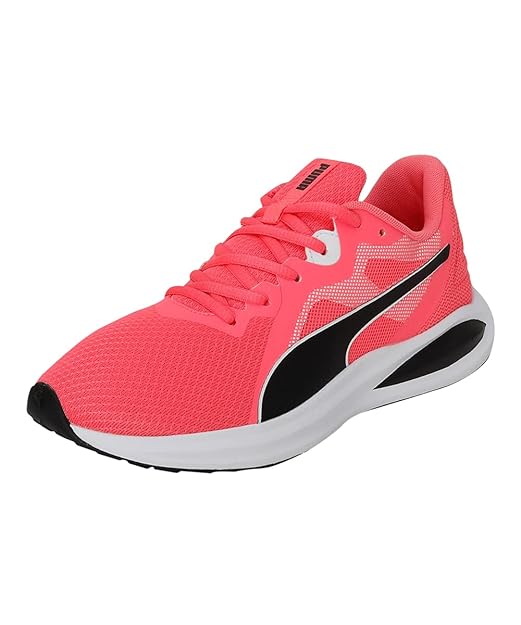 Puma Unisex-Adult Twitch Runner Sunset Glow-Black Walking Shoe UK-3 (37628922)