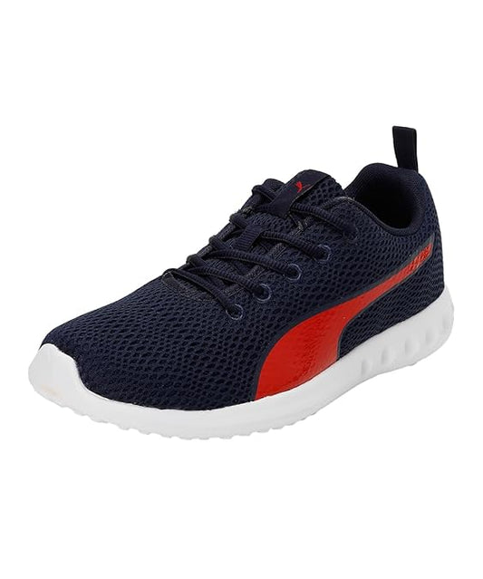 Puma Mens Dwane Peacoat-High Risk Red Walking Shoe UK-6 (19326102)
