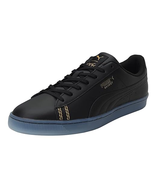 Puma unisex-adult Basket Classic one8 Closed shoe Puma Black-Puma Team Gold UK-4 (36820202)