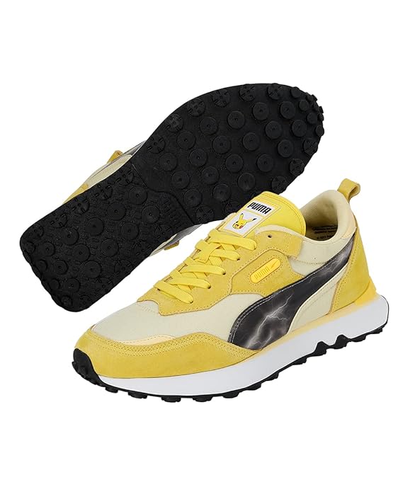 Puma Unisex-Adult Rider FV Pikachu Empire Yellow-Pale Lemon Sneaker UK-8 (38768801)