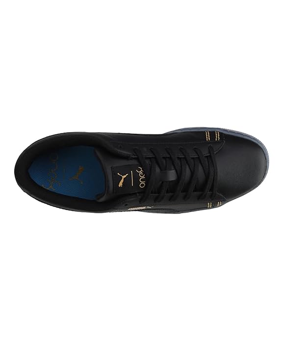 Puma unisex-adult Basket Classic one8 Closed shoe Puma Black-Puma Team Gold UK-4 (36820202)