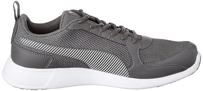 Puma Men's Fire Run Dark Shadow White Walking Shoe UK-8 (38061402)