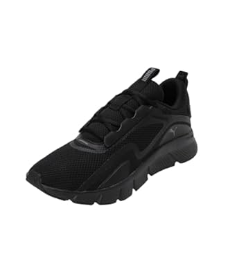 Puma Unisex-Adult FlexFocus Lite Black-Cool Dark Gray Running Shoe UK-7 (37953508)