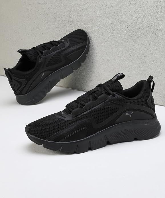 Puma Unisex-Adult FlexFocus Lite Black-Cool Dark Gray Running Shoe UK-7 (37953508)