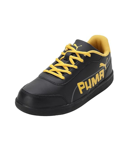 Puma Boys Dreamcat JR Black-Spectra Yellow Sneaker UK-3 (39275702)