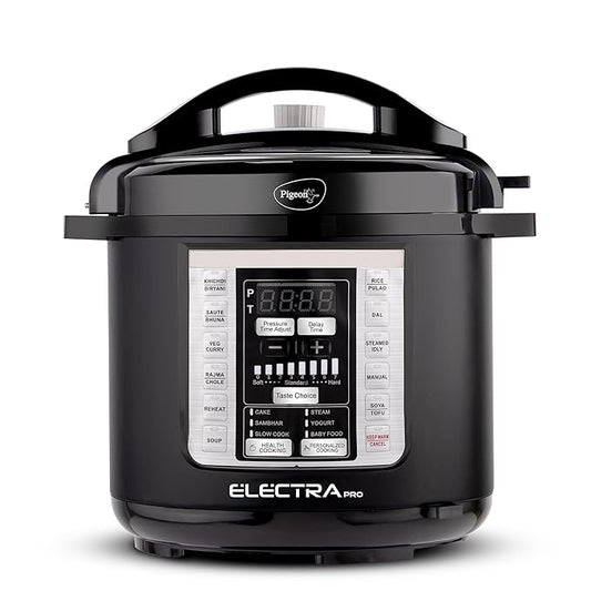 Pigeon By Stovekraft Electra Pro 6 Litre Electric Pressure Cooker with Digital Display