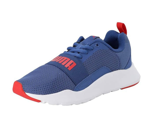 Puma Unisex Puma Wired Jr Galaxy Blue-High Risk Red SHOES UK-5 (36690108)