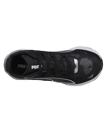 Puma Unisex UltraRide Jr Black White Sneaker UK-4 (19410401)