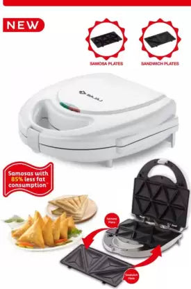 BAJAJ Samosa and Sandwich maker Toast  (White)