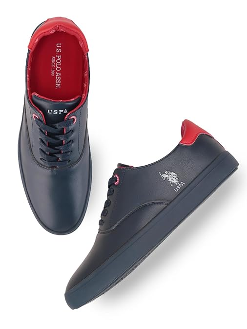 U.S. Polo Assn. Men's Erland 3.0 Sneakers UK-10  (2FD25180N01) Navy